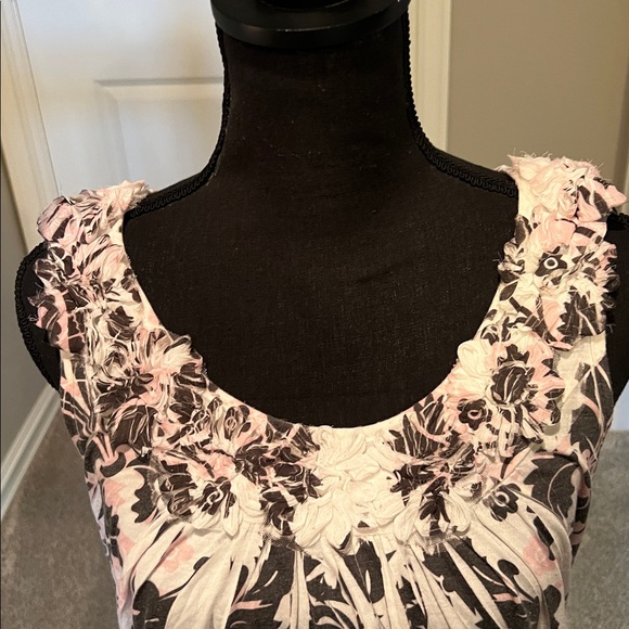 Espresso Black and White Tank Top size L - Picture 5 of 13